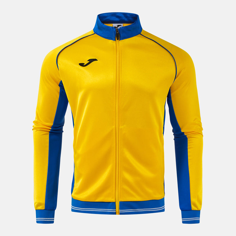 Mikina Joma Vintage Eco Retro Full Zip žlutá-královská modrá