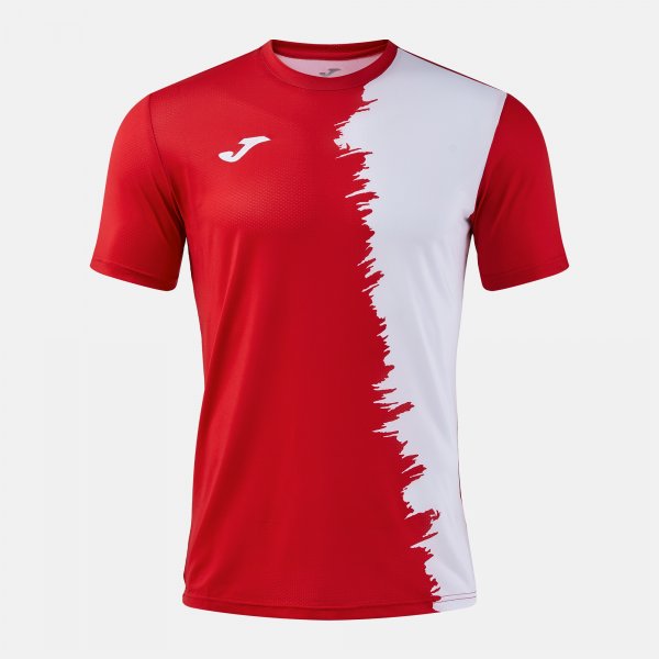Tričko Joma City III červená-bílá – sportovní tričko