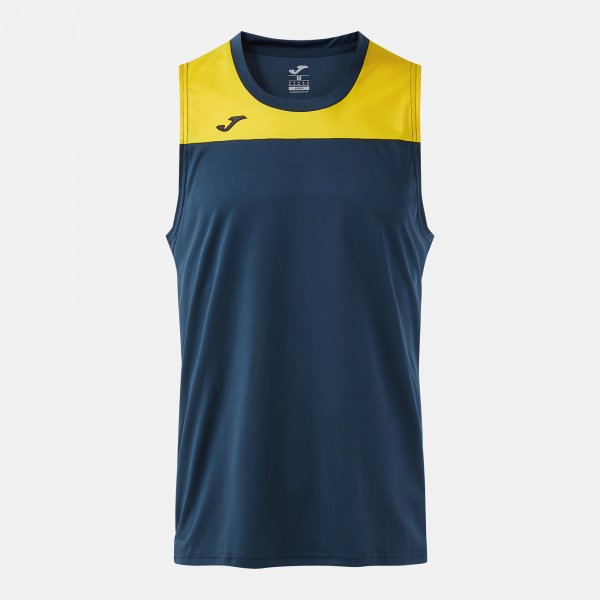 Tmavě modro-žluté sportovní tričko Joma Phoenix III