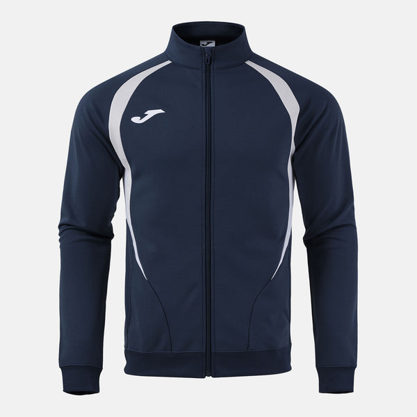 Mikina Joma Championship Full Zip tmavě modrá a šedá