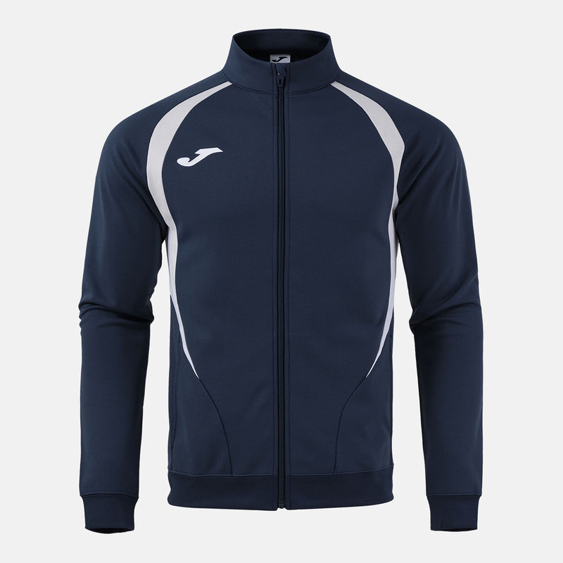 Mikina Joma Championship Full Zip tmavě modrá a šedá