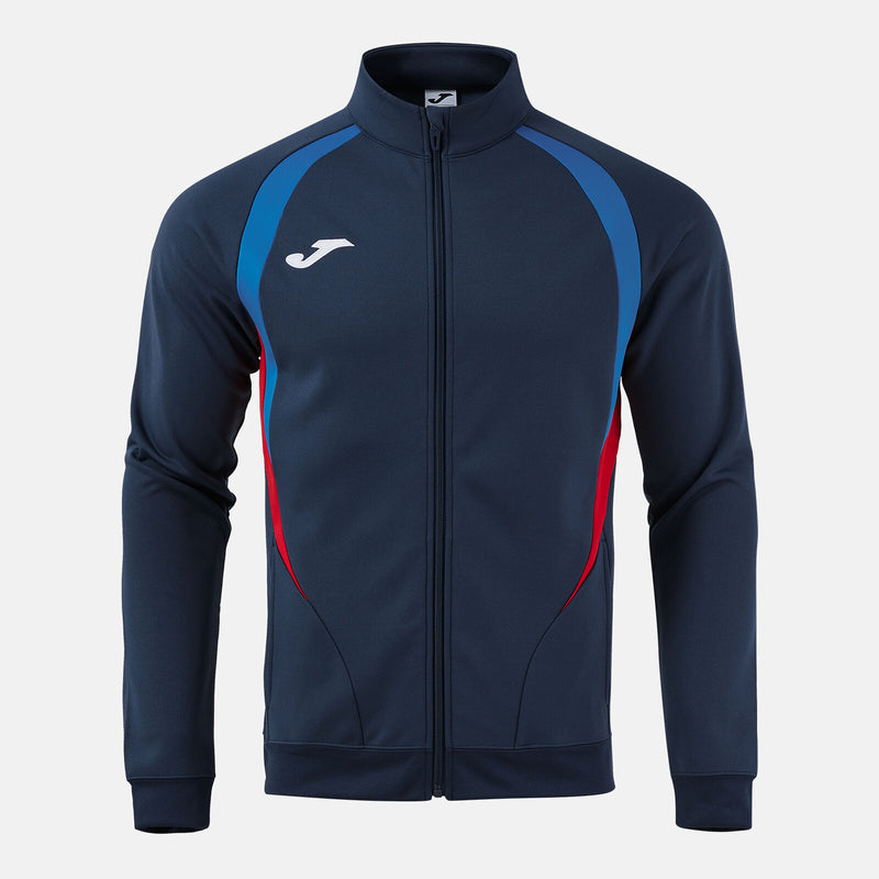 Mikina Joma Championship Full Zip tmavě modrá královská