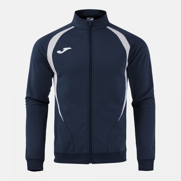 Mikina Joma Championship Full Zip tmavě modrá a šedá