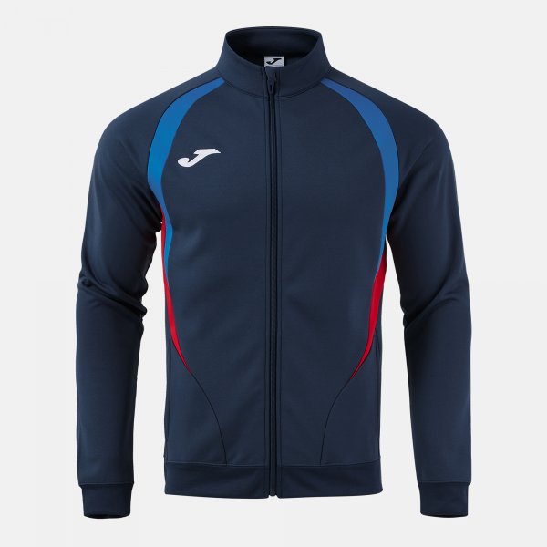 Mikina Joma Championship Full Zip tmavě modrá královská