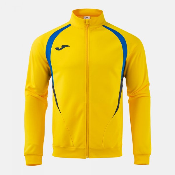 Mikina Joma Championship Full Zip žlutá královská modrá
