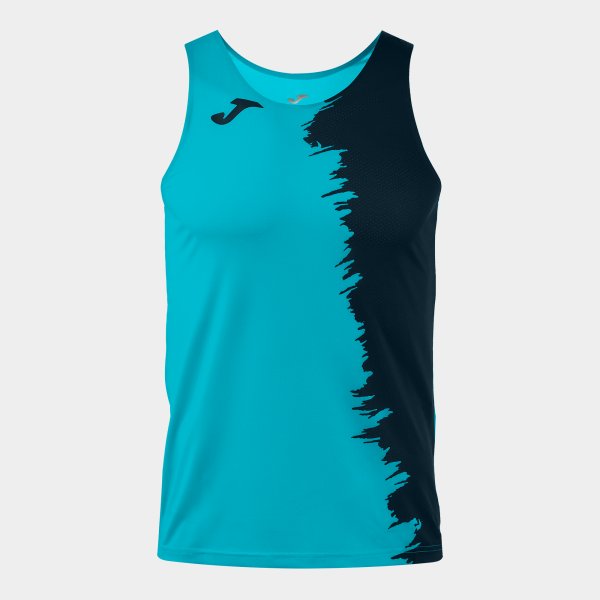 Tílko Joma City III Tank Top fluo-tyrkysová – běžecké tílko
