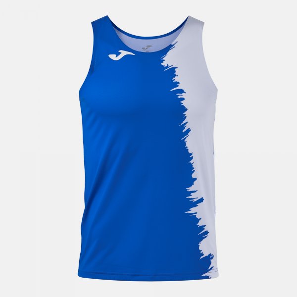 Tílko Joma City III Tank Top královská modrá-bílá – běžecké tílko