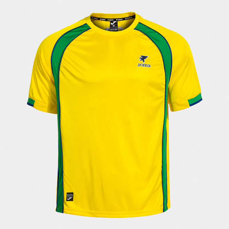 Tričko Joma Futbol Retro Mundial žlutá-zelená