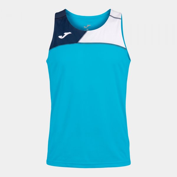 Tričko Record 1k Tank Top – neonově tyrkysová