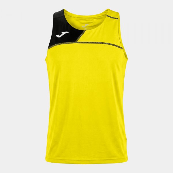 Tričko Record 1k Tank Top – žlutá-černá