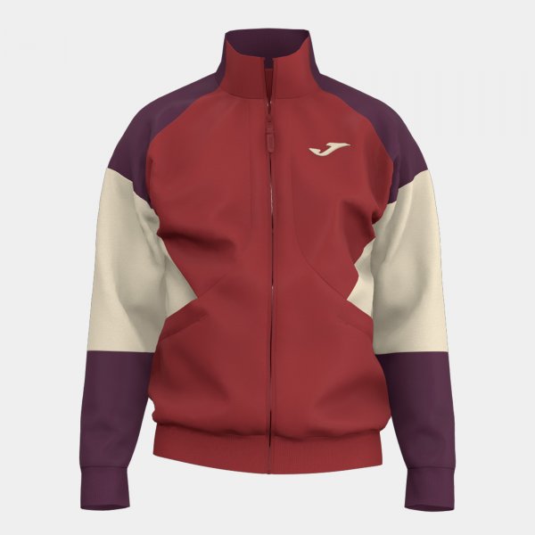 Mikina Joma Culture Full Zip – červená