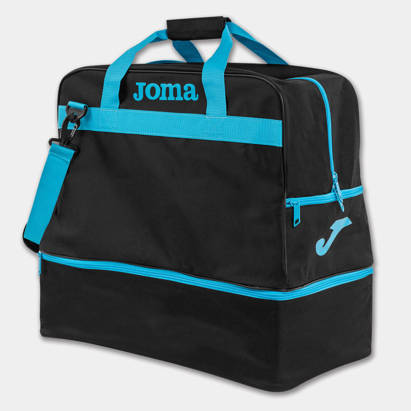 Sportovní taška Joma Training III Large černá-tyrkysová