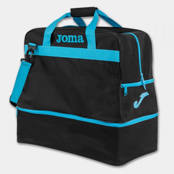 Sportovní taška Joma Training III Large černá-tyrkysová