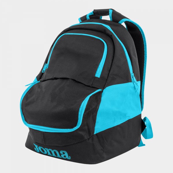 Černo-tyrkysová fluorescenční sportovní taška Joma Diamond II