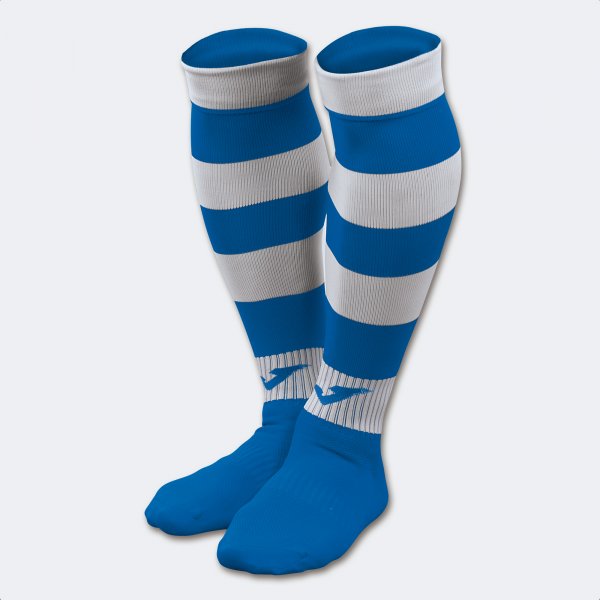 Fotbalové ponožky Joma Zebra Mid-Calf II královská modrá-bílá