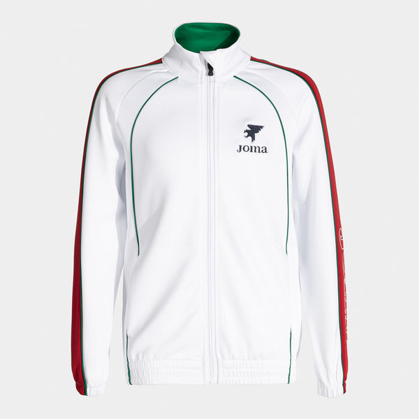 Mikina Joma Futbol Retro Mundial Full Zip bílá-červená