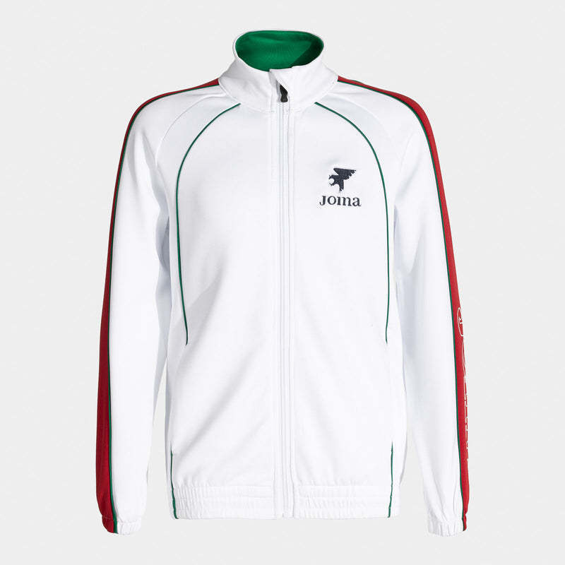 Mikina Joma Futbol Retro Mundial Full Zip bílá-červená