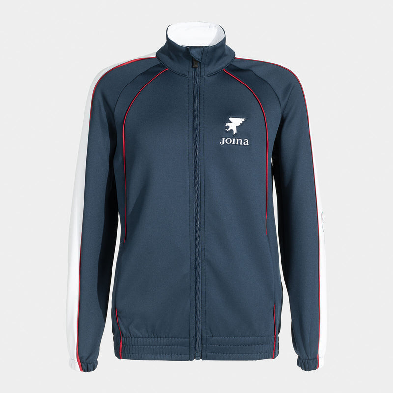 Mikina Joma Futbol Retro Mundial Full Zip tmavě modrá-bílá