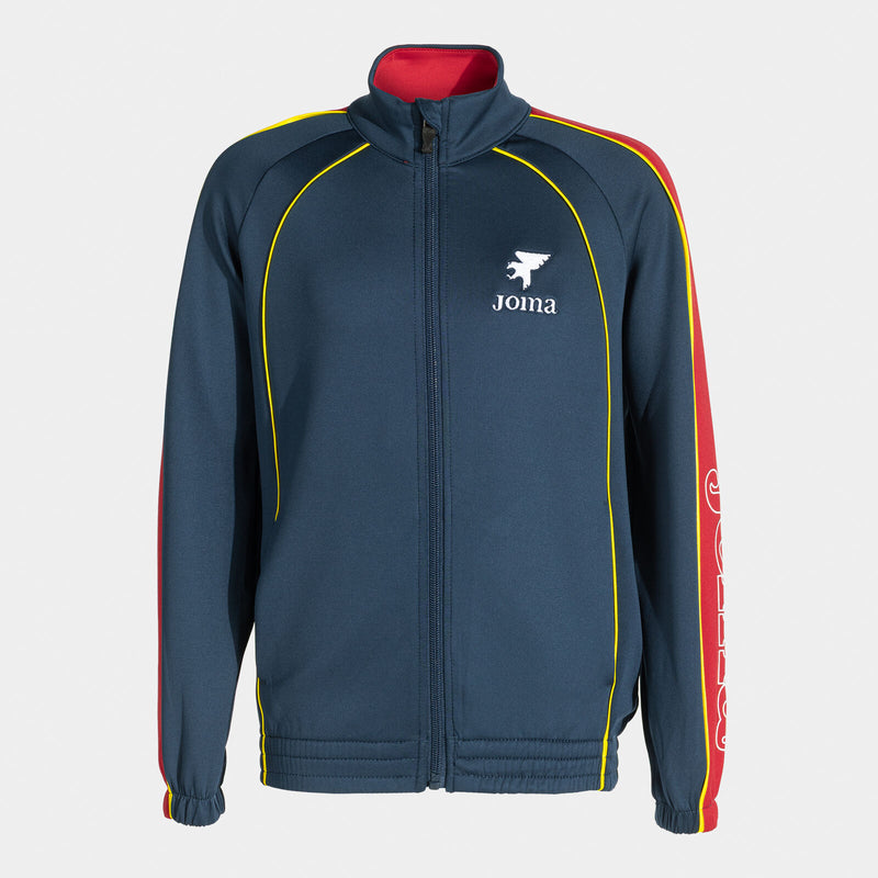 Mikina Joma Futbol Retro Mundial Full Zip tmavě modrá-červená