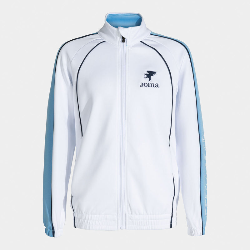 Mikina Joma Futbol Retro Mundial Full Zip bílá-světle modrá