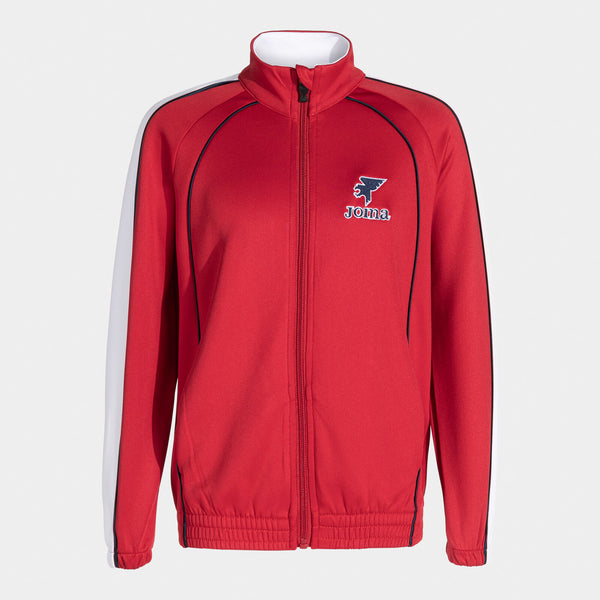 Mikina Joma Futbol Retro Mundial Full Zip červená-bílá