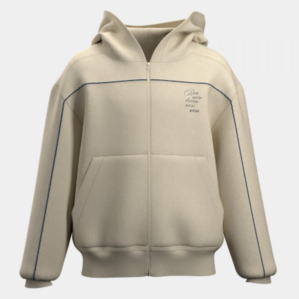 Mikina Joma Kids Zip Up – béžová