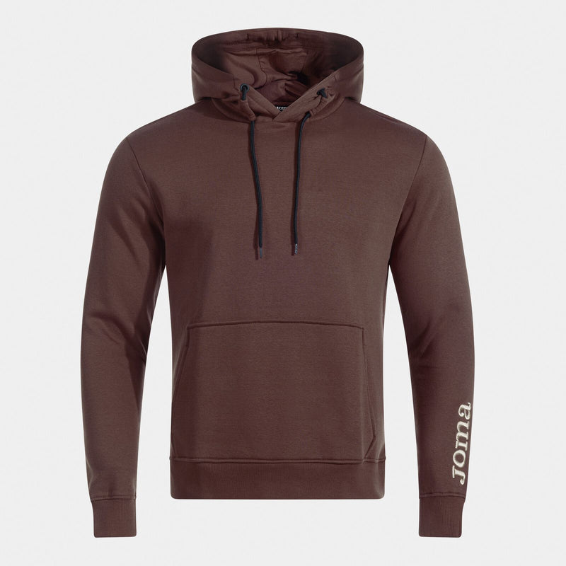 Hnědá mikina Joma University Hoodie s kapucí