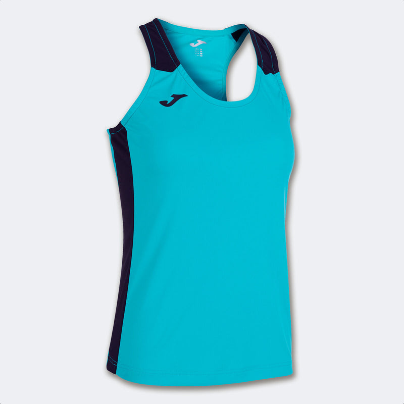 Tričko Joma Record II fluo-tyrkysová – sportovní tričko