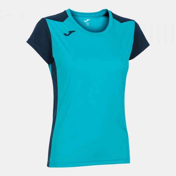 Tričko Joma Record II fluo-tyrkysová – sportovní tričko