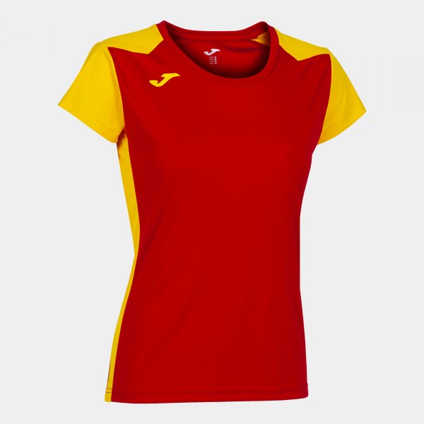 Tričko Joma Record II červená-žlutá – sportovní tričko