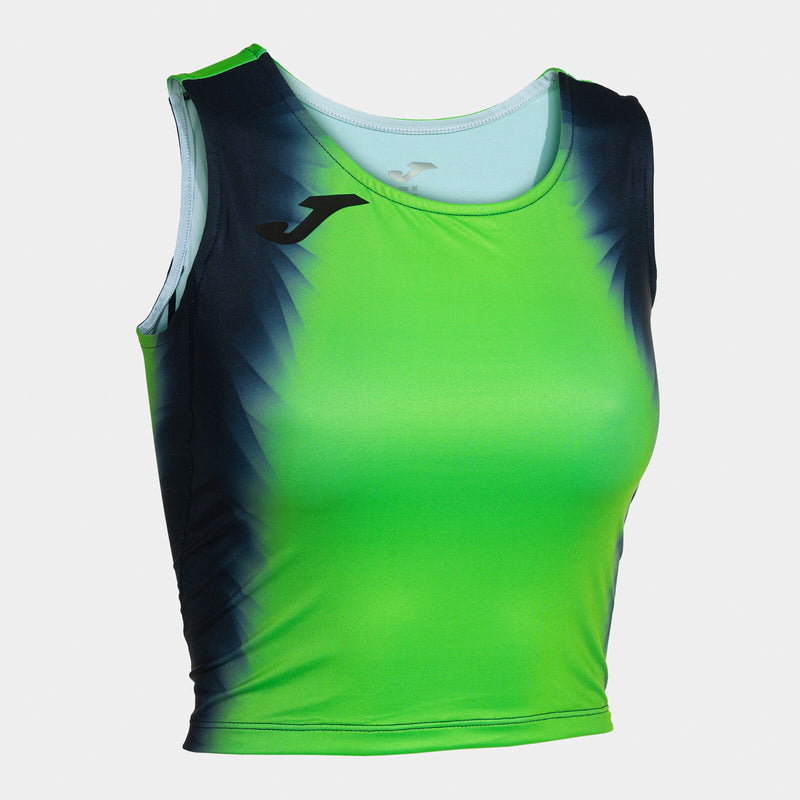 Tílko Joma Elite XI Top fluo-zelená – běžecké tílko