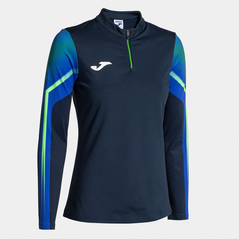 Tmavě modrá mikina Joma Elite XI s fluo