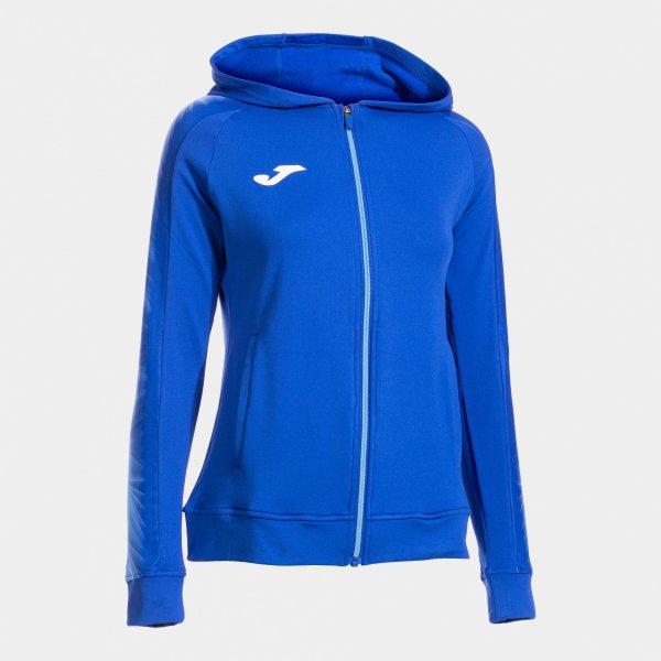 Mikina Joma Elite XI Zip-Up Hoodie královská modrá
