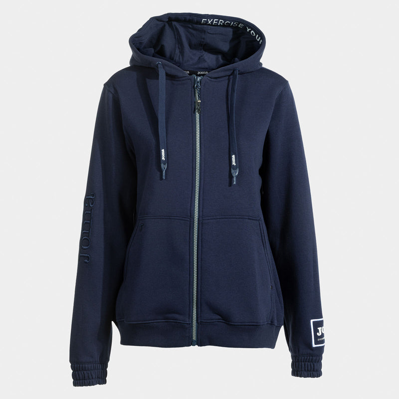 Tmavě modrá rozepínací mikina s kapucí Joma Urban Street Zip-Up Hoodie