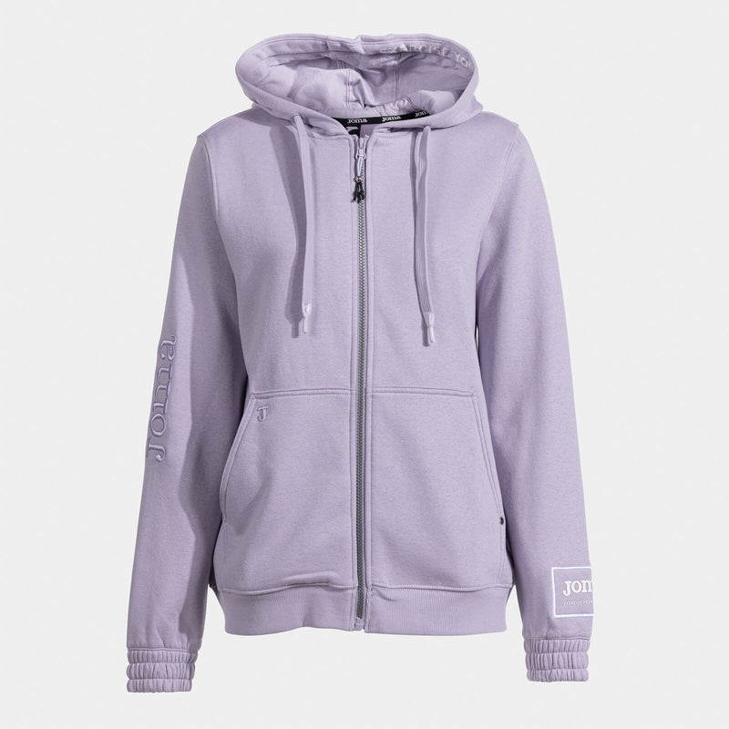 Růžová rozepínací mikina s kapucí Joma Urban Street Zip-Up Hoodie