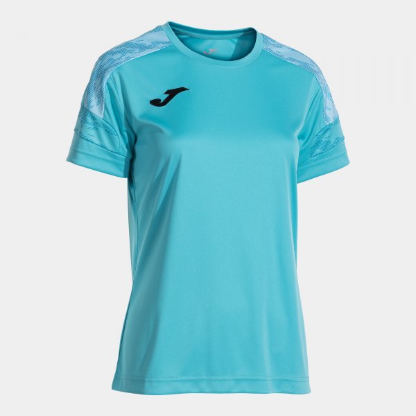 Tričko Joma Championship VIII fluo-tyrkysová – sportovní tričko
