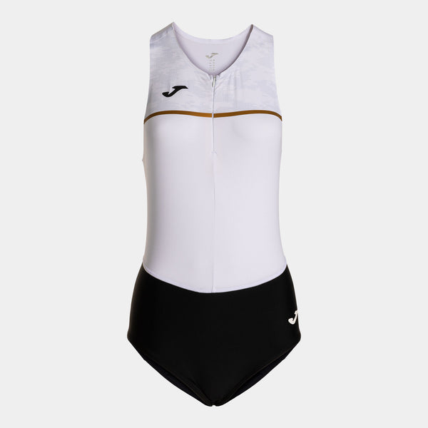 Body Joma Record III Bodysuit bílá-černá – atletické body