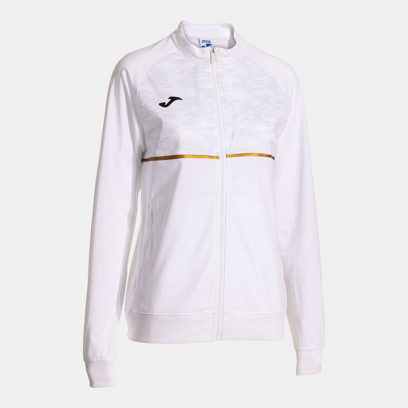 Bílá mikina Joma Record III Full Zip
