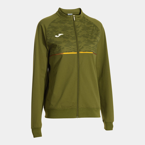 Zelená mikina Joma Record III Full Zip Mx