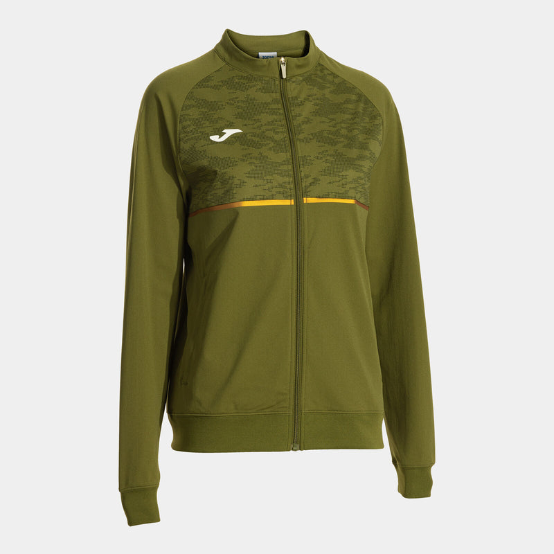 Zelená mikina Joma Record III Full Zip Mx