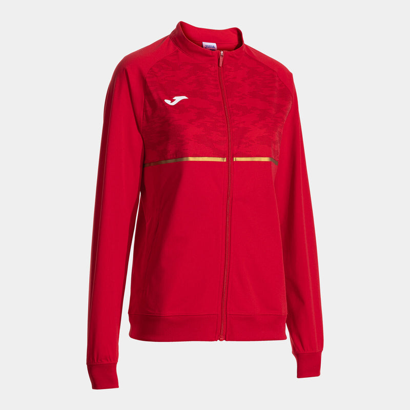 Červená mikina Joma Record III Full Zip