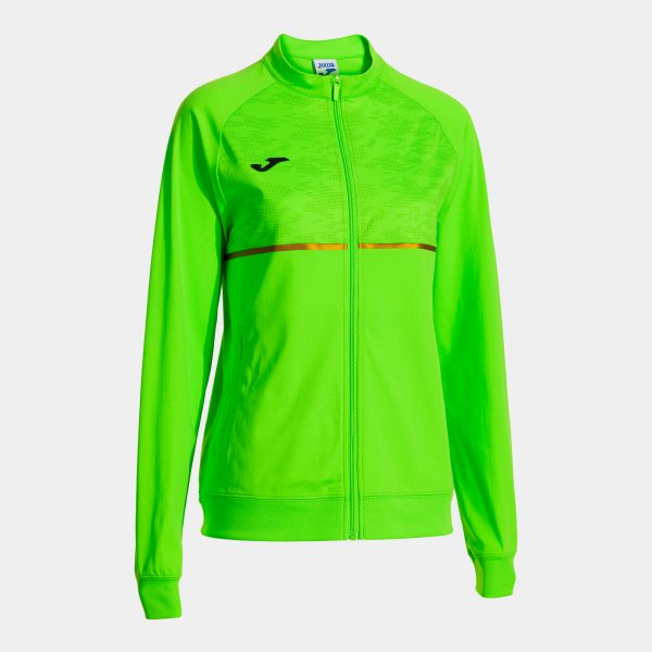Fluo-zelená mikina Joma Record III Full Zip