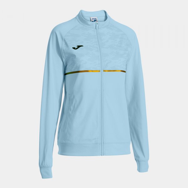 Světle modrá mikina Joma Record III Full Zip