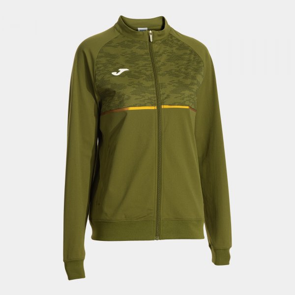 Zelená mikina Joma Record III Full Zip Mx