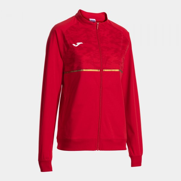 Červená mikina Joma Record III Full Zip