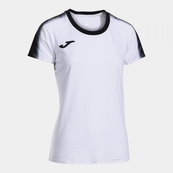 Tričko Joma Elite XI bílá-černá – běžecké tričko