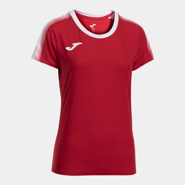 Tričko Joma Elite XI červená-bílá – běžecké tričko