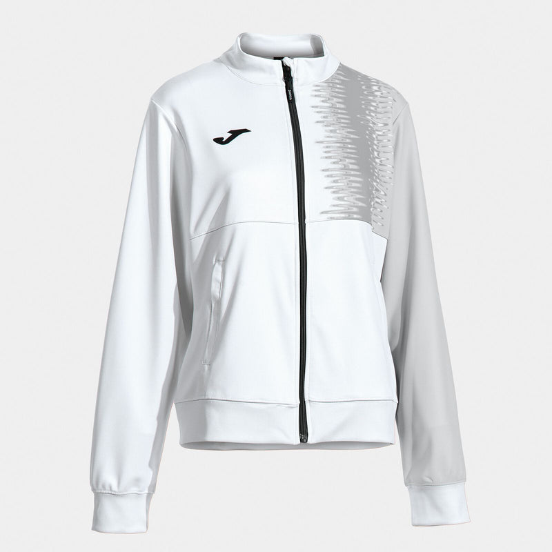 Mikina Joma Challenge Full Zip bílá