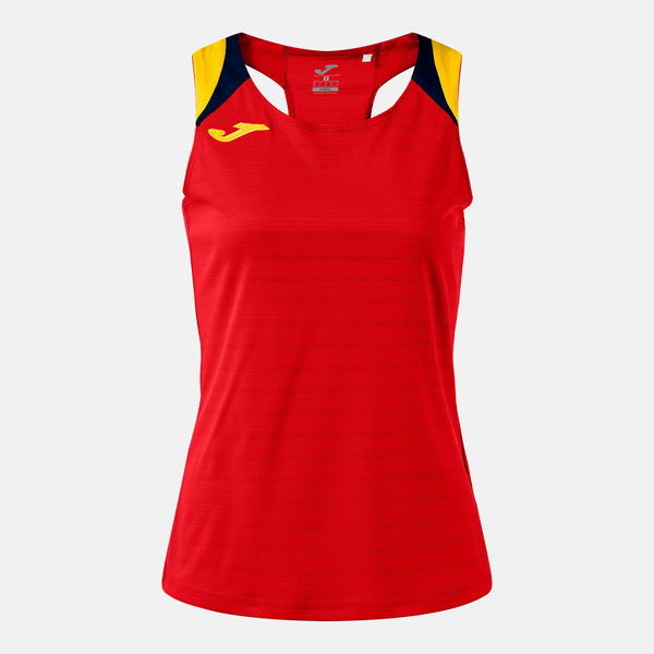 Dámské tričko Terra Tank Top – červená-žlutá