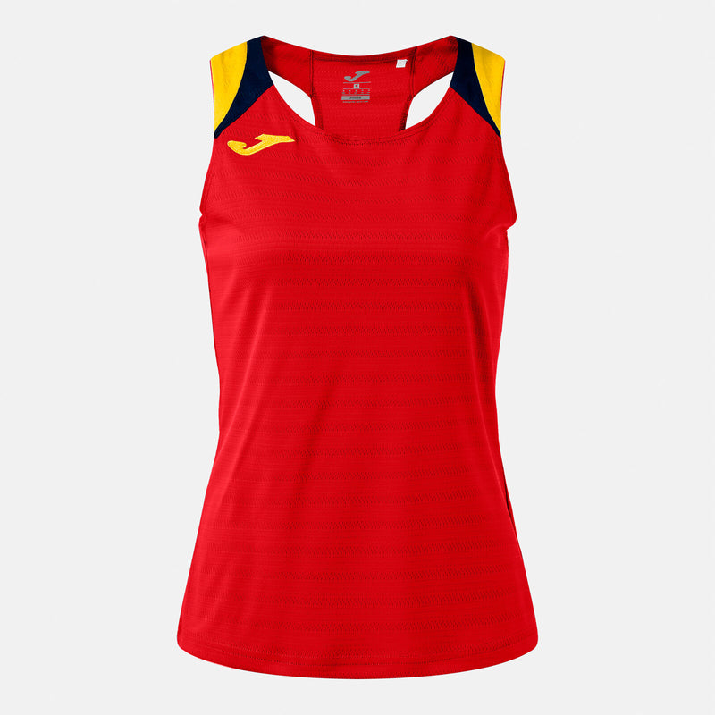 Dámské tričko Terra Tank Top – červená-žlutá
